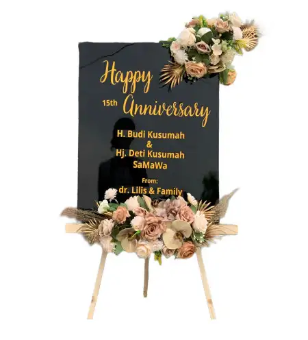 Papan Bunga Akrilik Alasdowo